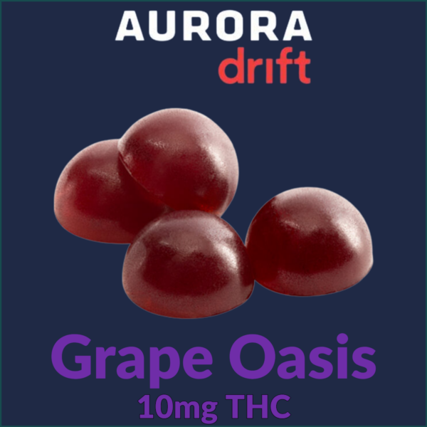 Aurora Drift Grape Oasis Indica Gummies