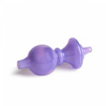 Red Eye Glass Double Carb Cap – Purple - Jupiter Cannabis Winnipeg