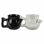 Wake & Bake 16oz Ceramic Pipe Mug – White - Jupiter Cannabis Winnipeg