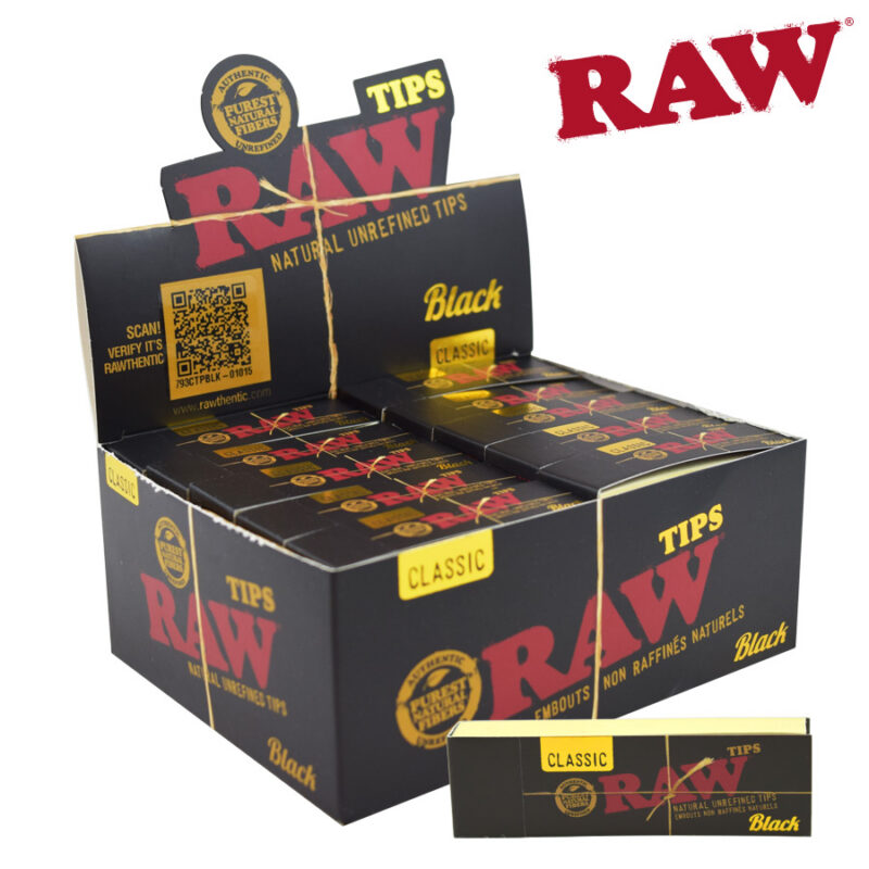 RAW BLACK TIPS - Jupiter Cannabis Winnipeg