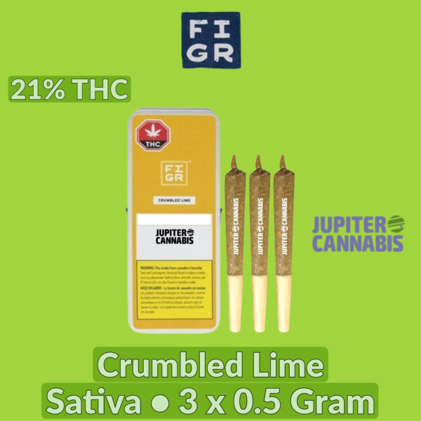 Figr Crumbled Lime Pre Rolls 3 Pack