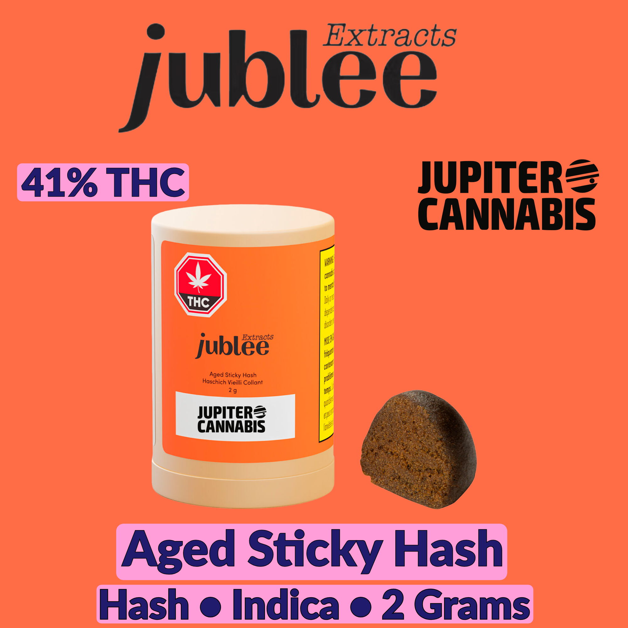 Jublee Aged Sticky Hash 2g