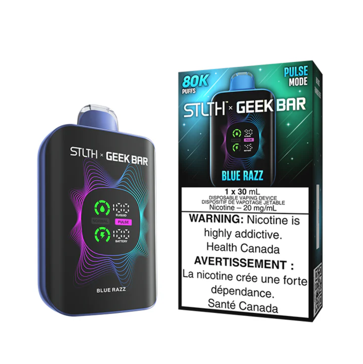 Stlth X Geek Bar Disposable – Blue Razz
