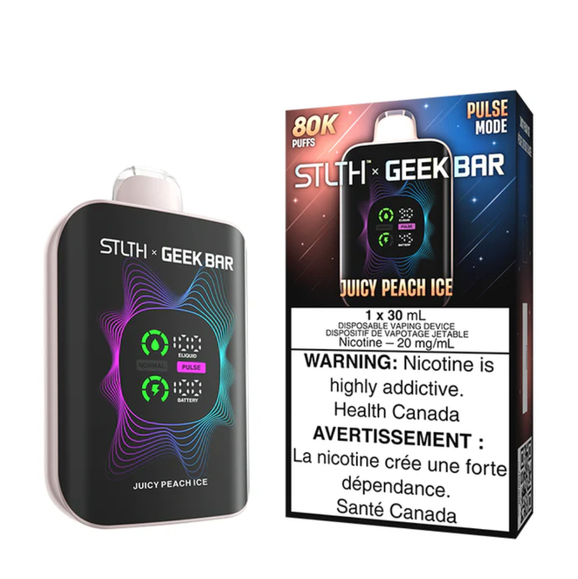 Stlth X Geek Bar Disposable – Juicy Peach Ice