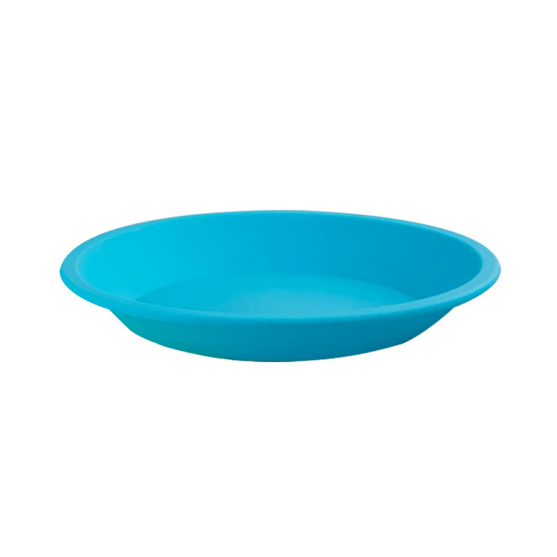 NOGOO 8″ Round Plate – Blue - Jupiter Cannabis Winnipeg