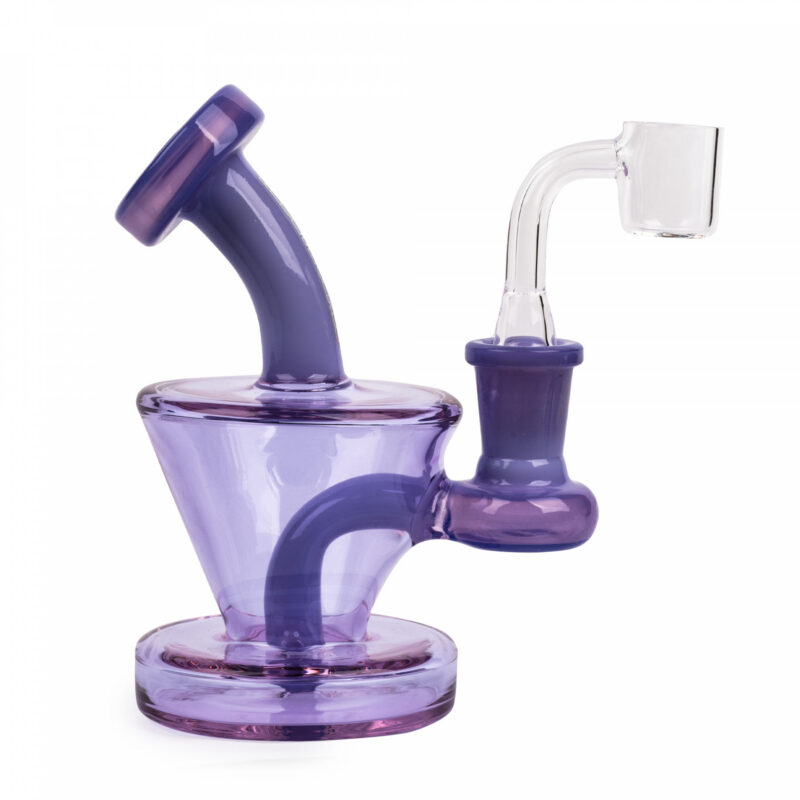 Red Eye Glass 5″ Daydream Concentrate Rig W/3 Hole Perc – Purple - Jupiter Cannabis Winnipeg