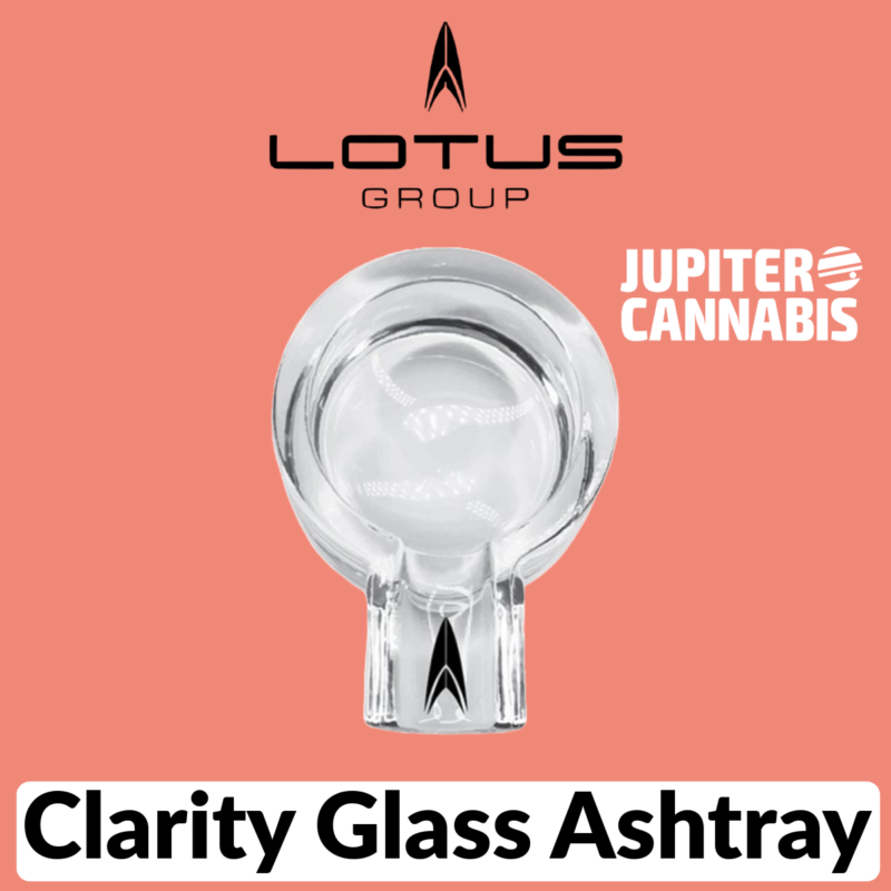 Lotus Clarity Glass Ashtray - Jupiter Cannabis Winnipeg