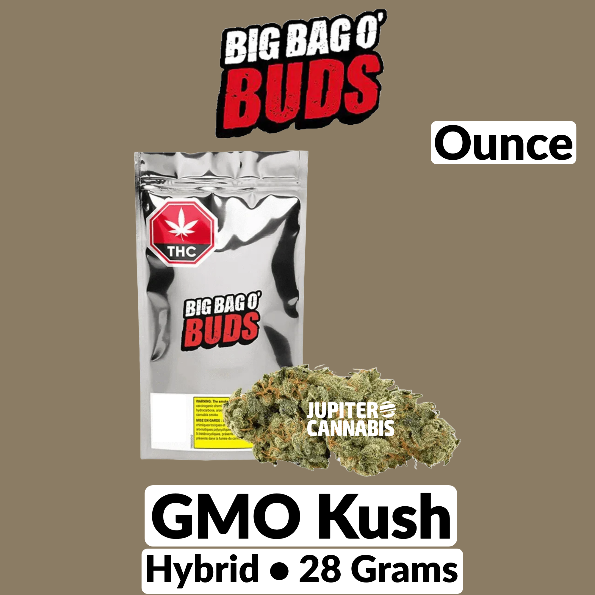 Big Bag O' Buds GMO Kush Ounce