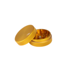 2.2″ Aluminum 2-Piece Grinder – Gold - Jupiter Cannabis Winnipeg