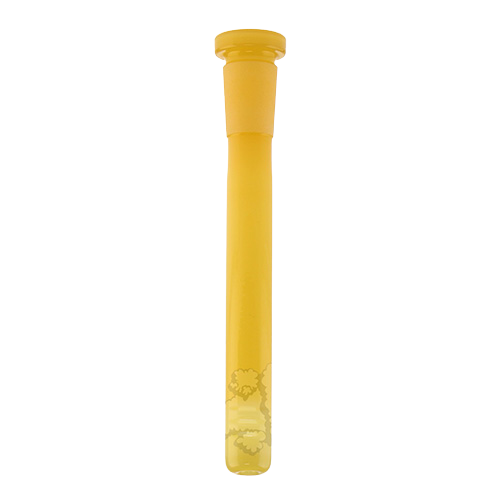 Downstem 14/10 Low Pro Adaptor – Opaque Yellow - Jupiter Cannabis Winnipeg