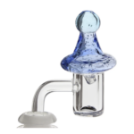 Vibrant Spiral – Carb Cap – Blue - Jupiter Cannabis Winnipeg