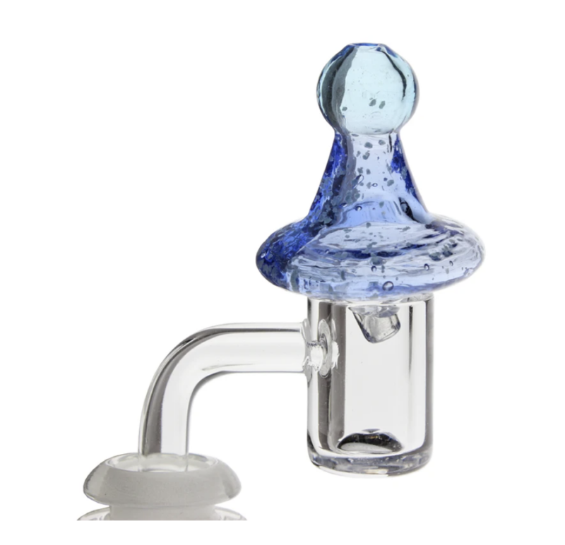 Vibrant Spiral – Carb Cap – Blue - Jupiter Cannabis Winnipeg