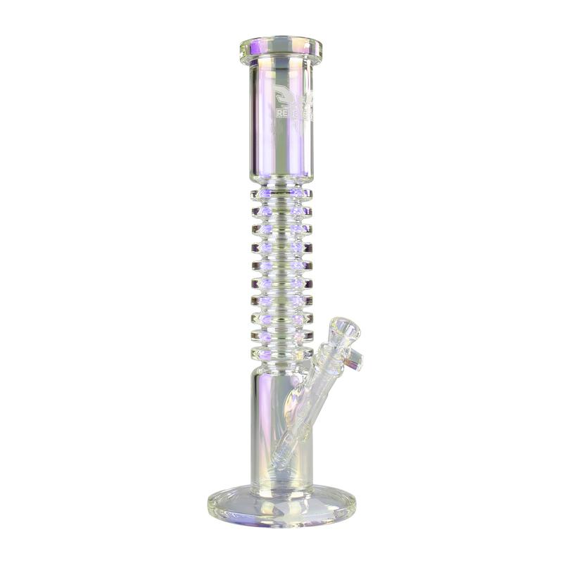 Red Eye Tek 15″ Metallic Terminator Finish Radiator Straight Tube – Rainbow - Jupiter Cannabis Winnipeg