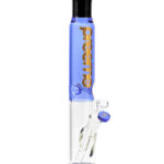 Preemo 14″ Black Mouthpiece Straight Tube – Violet - Jupiter Cannabis Winnipeg