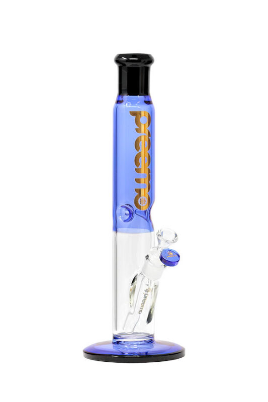 Preemo 14″ Black Mouthpiece Straight Tube – Violet - Jupiter Cannabis Winnipeg