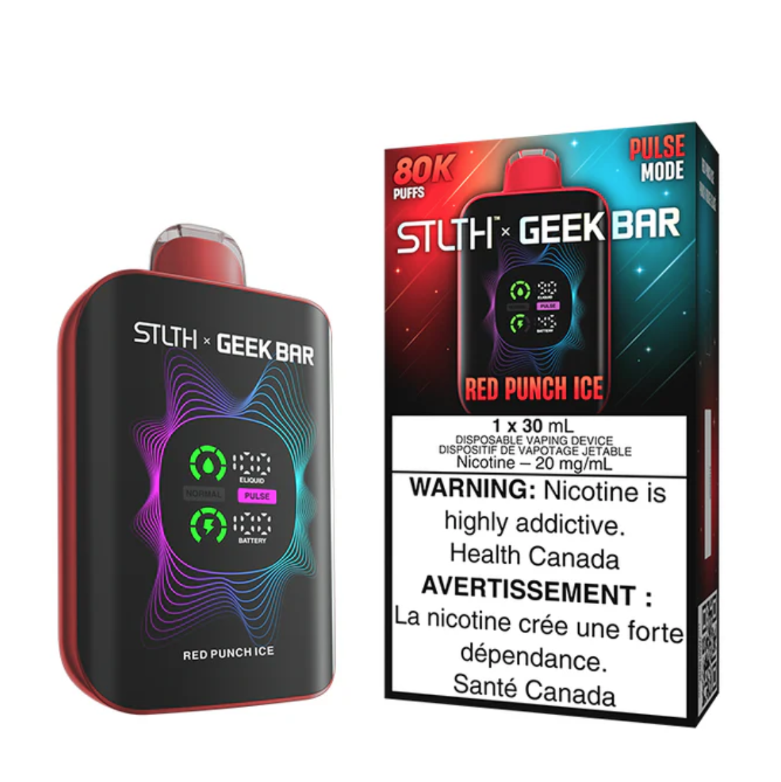 Stlth X Geek Bar Disposable – Red Punch Ice