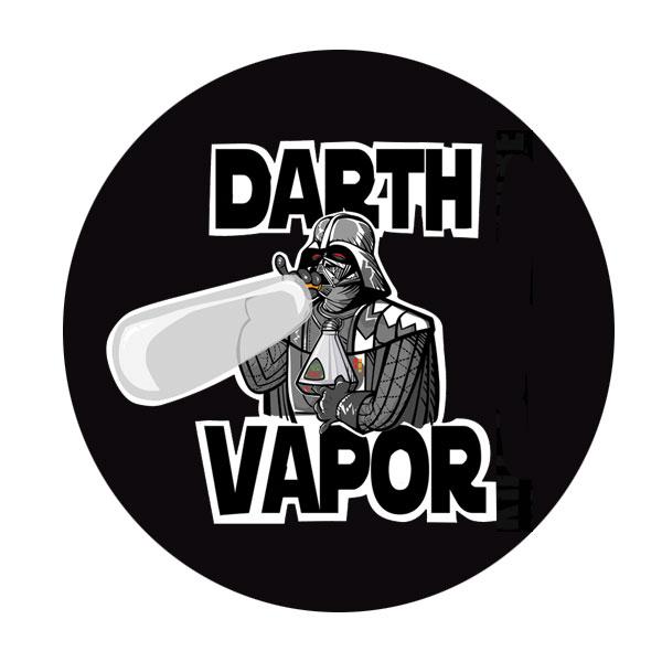 DabPadz 5″ Round Fabric Top 1/4″ Thick Darth Vapor – Dab Mat - Jupiter Cannabis Winnipeg