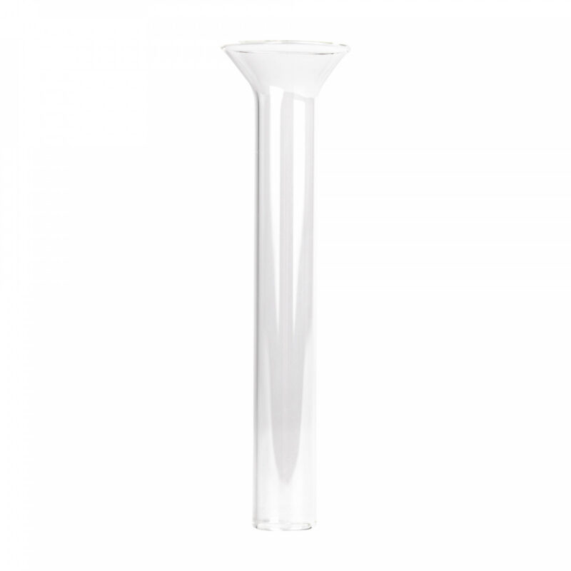 Red Eye Glass 12mm Female Downstem – 12″ - Jupiter Cannabis Winnipeg