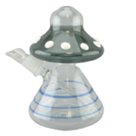 CRUSH Flying Saucer Oil Rig – Clear - Jupiter Cannabis Winnipeg
