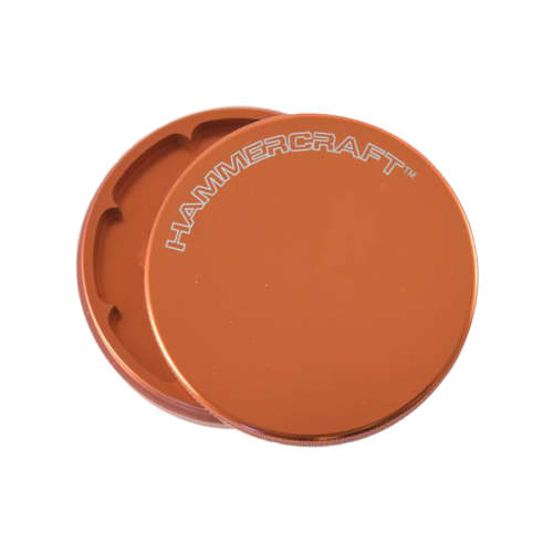 2.5”  HAMMERCRAFT 2 PC Aluminum Grinder – Red - Jupiter Cannabis Winnipeg