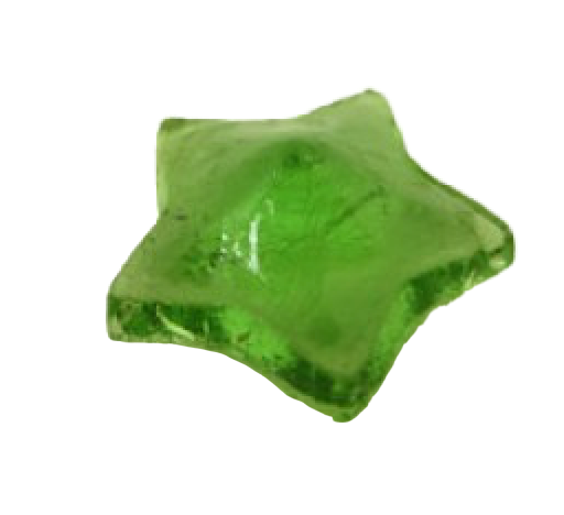 SINGLE GLASS STAR FILTER – Green - Jupiter Cannabis Winnipeg