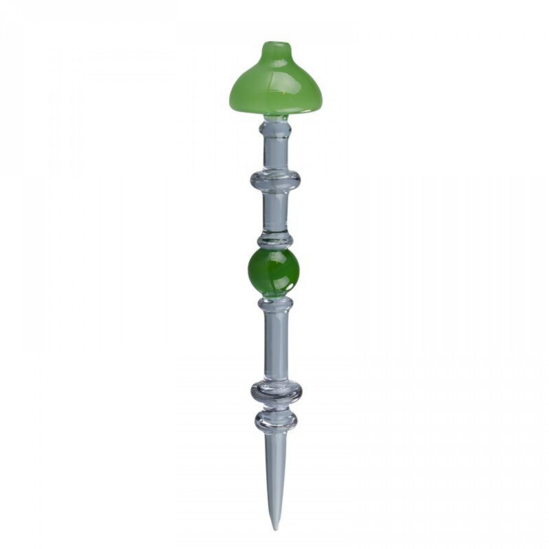 GEAR Premium Colour Blocked Bubble Carb Cap & Dabber – Jade Green - Jupiter Cannabis Winnipeg