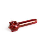 Red Eye Glass Sparkle Liquid Hand Pipe – Red - Jupiter Cannabis Winnipeg