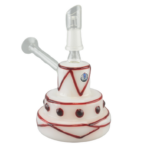 CRUSH Birthday Cake Dab Rig – Clear - Jupiter Cannabis Winnipeg