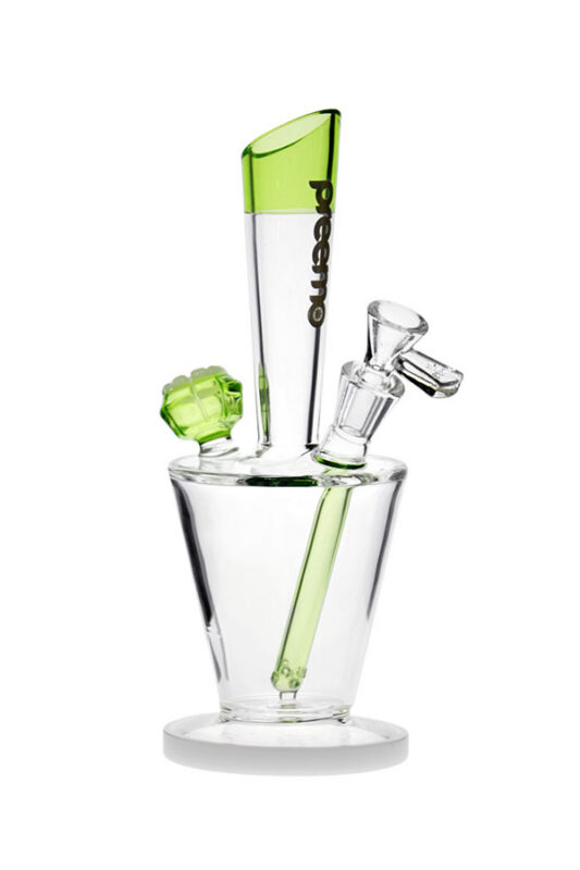 Preemo 10″ Flower Cone Bubbler – Green - Jupiter Cannabis Winnipeg
