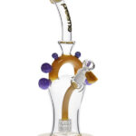 Nice Glass 11.5″ Preemo Matrix Perc Arch Bubbler – Topaz - Jupiter Cannabis Winnipeg