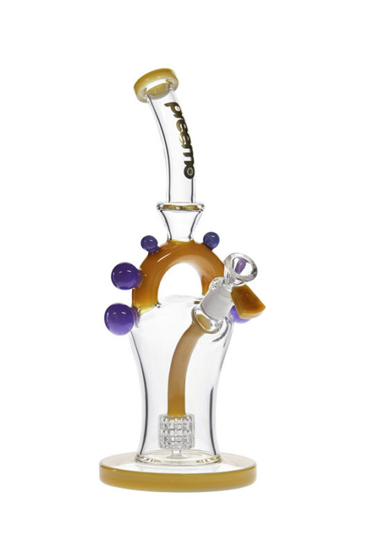 Nice Glass 11.5″ Preemo Matrix Perc Arch Bubbler – Topaz - Jupiter Cannabis Winnipeg