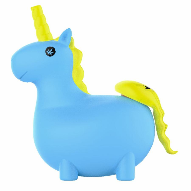 PieceMaker Silicone Unikorn Bubbler – Hikea Blue - Jupiter Cannabis Winnipeg