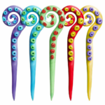 4.5″ Glass Dabber – Calamari – Red - Jupiter Cannabis Winnipeg