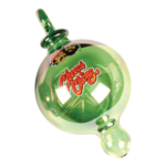 Cheech and Chong Glass Holiday Bulb Ornament Hand Pipe – Green - Jupiter Cannabis Winnipeg