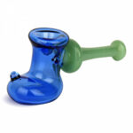 Red Eye Glass 6.5″ Boot Hammer Hand Pipe – Blue - Jupiter Cannabis Winnipeg