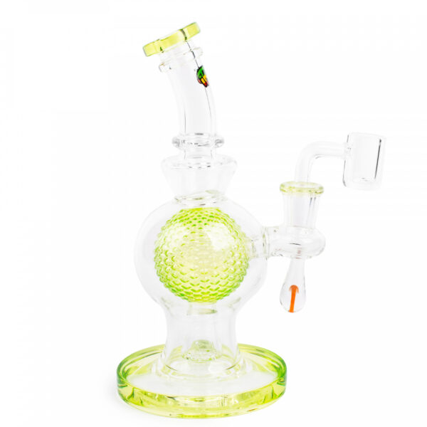 IRIE 7" Aquatex Ball Rig W/ Mushroom Marble - Jupiter Cannabis Winnipeg