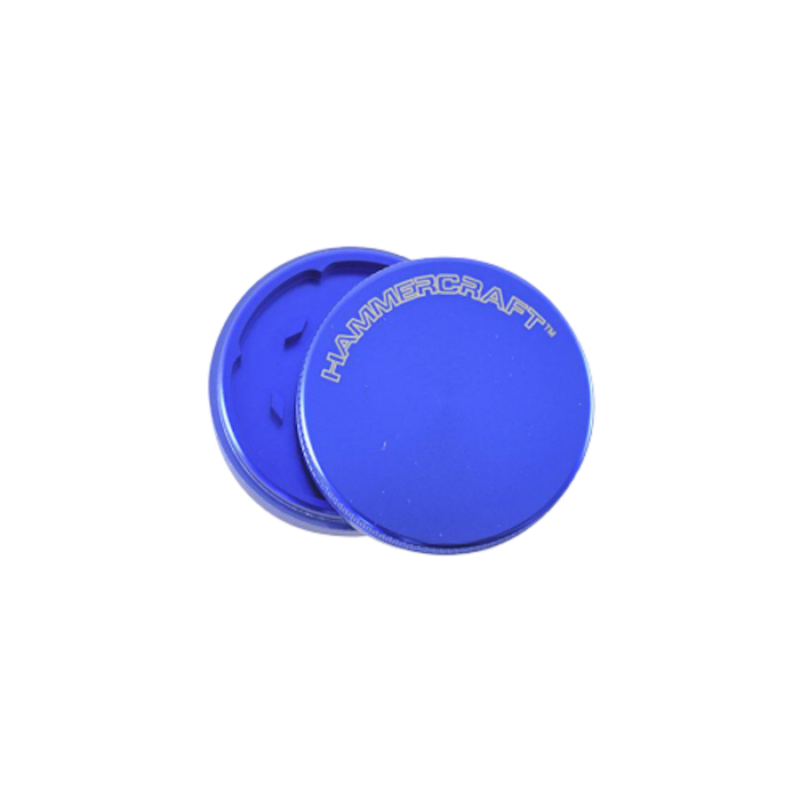 1.5″ HAMMER Mini 2 Piece Grinder – Blue - Jupiter Cannabis Winnipeg