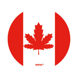 DabPadz 5" Round Fabric Top 1/4" Thick Cannada - Jupiter Cannabis Winnipeg
