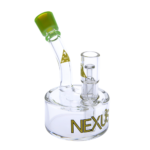 Nexus Dichro Lip Medium Puck Rig – Blue - Jupiter Cannabis Winnipeg