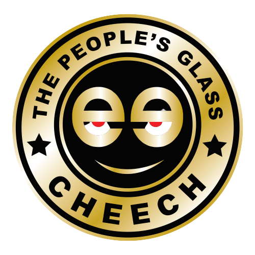 Cheech Glass 8″ 6mm Thick Gold Logo Dabmat – Gold - Jupiter Cannabis Winnipeg