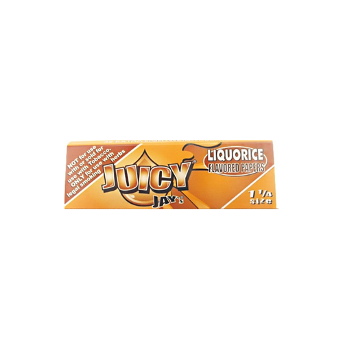Juicy Jay’s 1 1/4 Assorted Flavours – Liquorice – 1 1/4 - Jupiter Cannabis Winnipeg