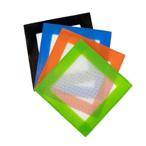 Mini Non-Stick Silicone Mat 4″X4″ – Black - Jupiter Cannabis Winnipeg