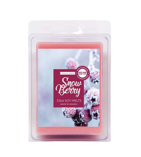 Fly-Hy Smoke Out Soy Melts Snow Berry – Snow Berry - Jupiter Cannabis Winnipeg