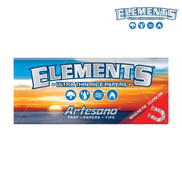 ELEMENTS ARTESANO KS + TIPS + TRAY - Jupiter Cannabis Winnipeg