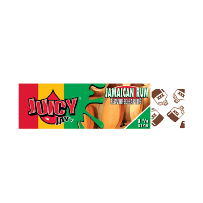 Juicy Jay’s 1 1/4 Assorted Flavours – Jamaican Rum – 1 1/4 - Jupiter Cannabis Winnipeg