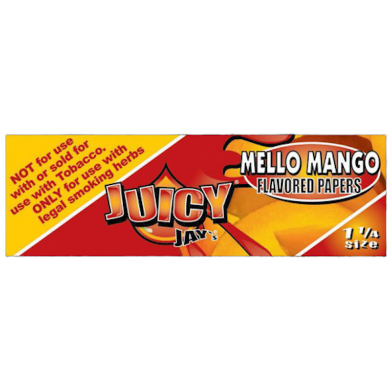 Juicy Jay’s 1 1/4 Assorted Flavours – Mello Mango – 1 1/4 - Jupiter Cannabis Winnipeg