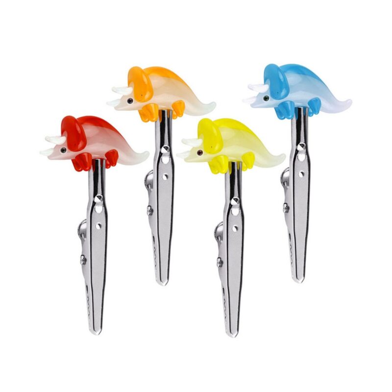 Triceratops Roach Clip – Yellow - Jupiter Cannabis Winnipeg
