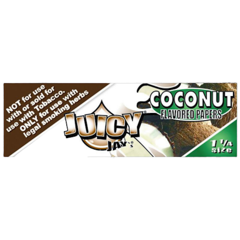 Juicy Jay’s 1 1/4 Assorted Flavours – Coconut – 1 1/4 - Jupiter Cannabis Winnipeg