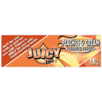 Juicy Jay’s 1 1/4 Assorted Flavours – Peaches & Cream – 1 1/4 - Jupiter Cannabis Winnipeg