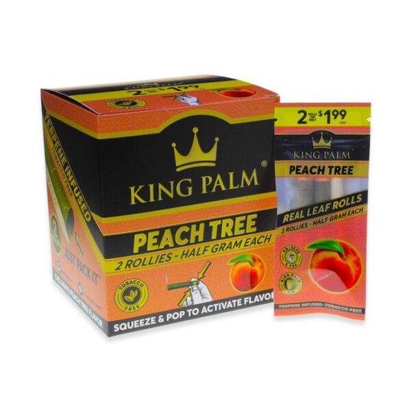 King Palm Rollie Pre-Roll Peach Tree - Jupiter Cannabis Winnipeg